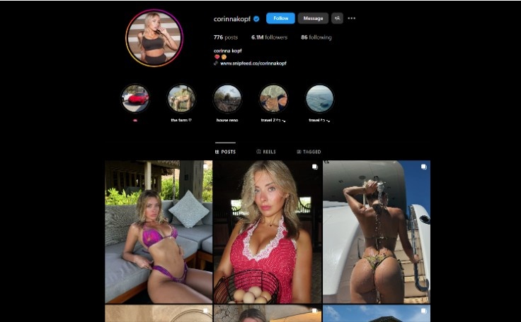Corinna Kopf instagram