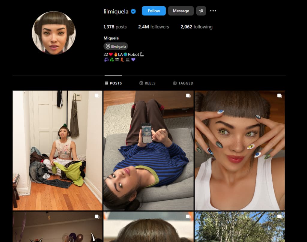 Lil Miquela (@lilmiquela)