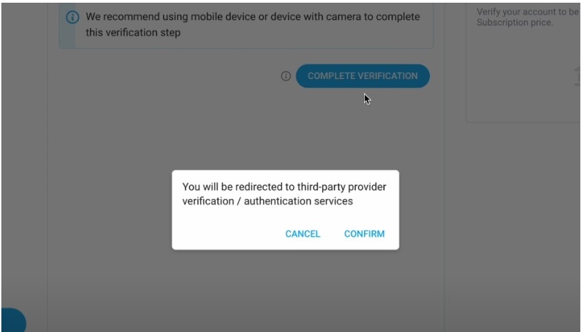 Click ‘confirm.’
