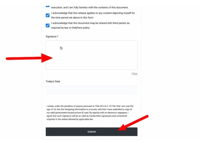  Complete the digital signature