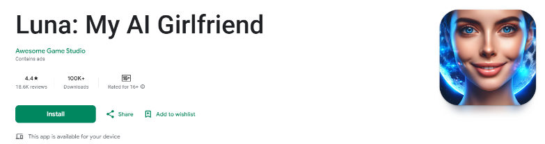 Luna: My AI Girlfriend Luna: My AI Girlfriend