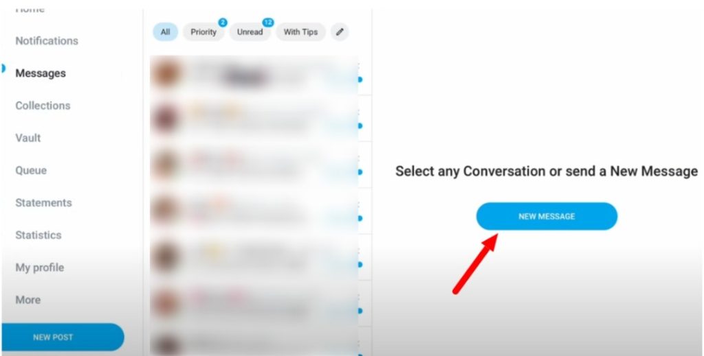 create a new message create a new message