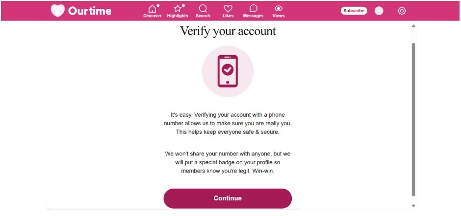 Verify your account 
