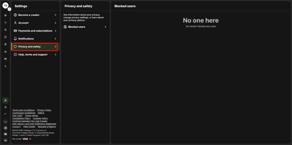 Privacy & Content Protection In Fanvue